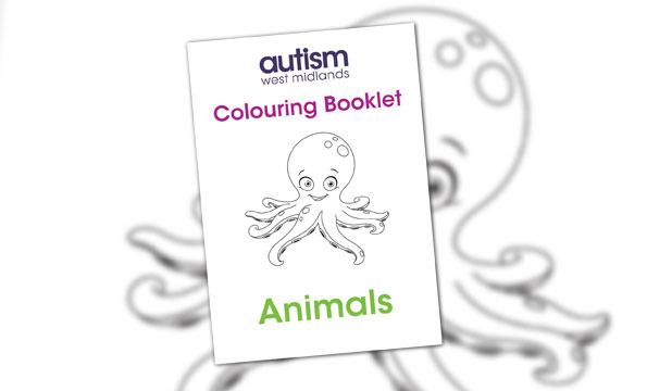 Cover of the Animals colouring booklet